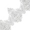10 yards of Nelly Embroidered Organza Lace Trim with Pearls and Sequin | 10 yard cut